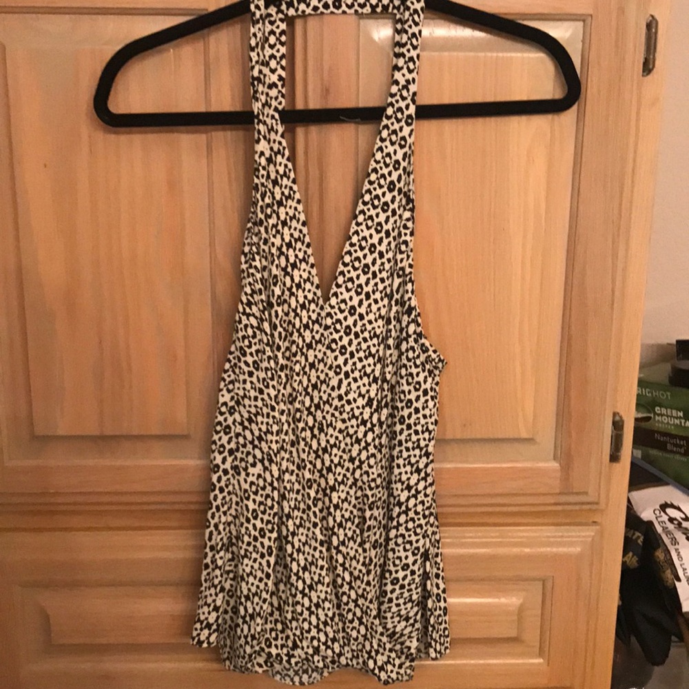 Black and white Zara top